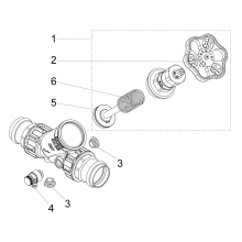 Schlösser Armaturen KFR-VENTIL, PRESSANSCHLUSS IG M.ENTL, N.ST.SP, DN32, PRESS35, DVGW