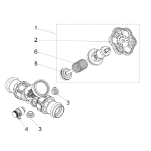 Schlösser Armaturen KFR-VENTIL, PRESSANSCHLUSS IG M.ENTL, N.ST.SP, DN25, PRESS28, DVGW