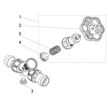 Schlösser Armaturen KFR-VENTIL, PRESSANSCHLUSS IG O.ENTL, N.ST.SP, DN20, PRESS22, DVGW
