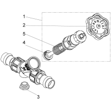 Schlösser Armaturen KFR-VENTIL, PRESSANSCHLUSS IG O.ENTL, N.ST.SP, DN15, PRESS15, DVGW