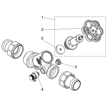 Schlösser Armaturen FREISTROMVENTIL, PRESS AG MULTI M.ENTL, N.ST.SP, DN40, PRESS42, DVGW