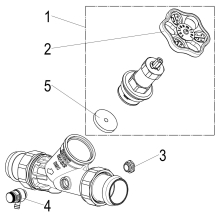 Schlösser Armaturen FREISTROMVENTIL, PRESS AG MULTI M.ENTL, N.ST.SP, DN32, PRESS35, DVGW