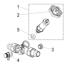 Schlösser Armaturen FREISTROMVENTIL, PRESS AG MULTI M.ENTL, N.ST.SP, DN15, PRESS15, DVGW