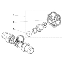 Schlösser Armaturen FREISTROMVENTIL, PRESS AG MULTI O.ENTL, N.ST.SP, DN20, PRESS22, DVGW