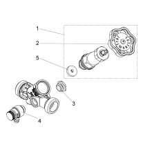 Schlösser Armaturen FREISTROMVENTIL, AUSSENG.MULTI M.ENTL, N.ST.SP, DN15, AG3/4", DVGW