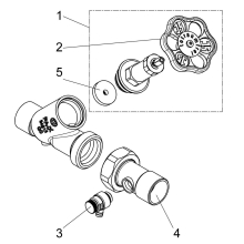 Schlösser Armaturen FREISTROMVENTIL, MIT ENTL. IN VSB AUSG, N.ST.SP, DN40, LOET42, DVGW