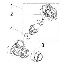 Schlösser Armaturen FREISTROMVENTIL, O.ENTLEERUNG AG.LOETV, N.ST.SP, DN20, LOET22, DVGW