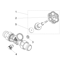 Schlösser Armaturen FREISTROMVENTIL, PRESS AG MULTI M.ENTL, ST.SP, DN50, PRESS 54, DVGW