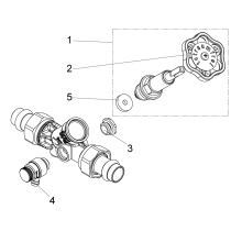 Schlösser Armaturen FREISTROMVENTIL, PRESS AG MULTI M.ENTL, ST.SP, DN15, PRESS 15, DVGW