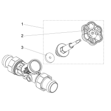 Schlösser Armaturen FREISTROMVENTIL, PRESS AG MULTI O.ENTL, ST.SP, DN50, PRESS 54, DVGW