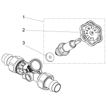 Schlösser Armaturen FREISTROMVENTIL, PRESS AG MULTI O.ENTL, ST.SP, DN15, PRESS 15, DVGW