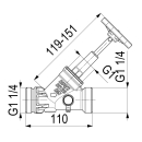 Schlösser Armaturen FREISTROMVENTIL, AUSSENG.MULTI...