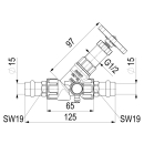 Schlösser Armaturen FREISTROMVENTIL, PRESSANSCHL.IG...