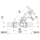Schlösser Armaturen FREISTROMVENTIL, PRESSANSCHL.IG...