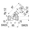 Schlösser Armaturen FREISTROMVENTIL, MUFFENANSCHL....