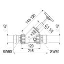 Schlösser Armaturen FREISTROMVENTIL, PRESSANSCHL.IG...