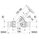 Schlösser Armaturen FREISTROMVENTIL, PRESSANSCHL.IG...