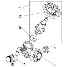 Schlösser Armaturen SCHRAEGSITZVENTIL, M.ENTLEERUNG LOETV.IM AUSG, ST.SP.DN15, LOET15