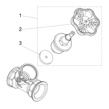 Schlösser Armaturen SCHRAEGSITZVENTIL, O.ENTLEERUNG STEIGENDE SPINDEL, DN32, IG 1 1/4"