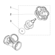 Schlösser Armaturen SCHRAEGSITZVENTIL, O.ENTLEERUNG STEIGENDE SPINDEL, DN25, IG 1"