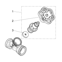 Schlösser Armaturen SCHRAEGSITZVENTIL, O.ENTLEERUNG STEIGENDE SPINDEL, DN15, IG 1/2"