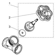 Schlösser Armaturen SCHRAEGSITZVENTIL, O.ENTLEERUNG STEIGENDE SPINDEL, DN10, IG 3/8"
