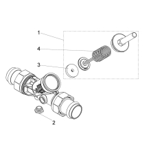 Schlösser Armaturen RUECKFLUSSVERHINDERER, O.ENTL. PRESS AG MULTI, DN25, PRESS 28, DVGW