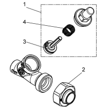 Schlösser Armaturen RUECKSCHLAGVENTIL, SCHRAEGSITZ AUSG.LOETVERSCHRAUB, DN32, LOET35