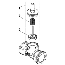 Schlösser Armaturen RUECKSCHLAGVENTIL, GERADSITZ MUFFENANSCHLUSS, DN40, G 1 1/2"