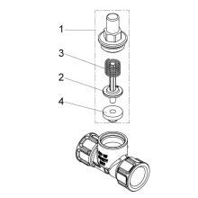 Schlösser Armaturen RUECKSCHLAGVENTIL, GERADSITZ MUFFENANSCHLUSS, DN15, G 1/2"