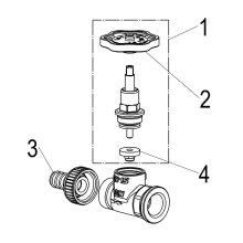 Schlösser Armaturen KESSELFUELLVENTIL, DN15 EINGANG SV 3/4", AUSGANG IG 1/2"