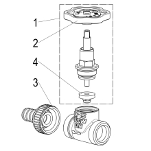 Schlösser Armaturen KESSELFUELLVENTIL, DN15 EINGANG SV 3/4", AUSGANG AG 3/4"