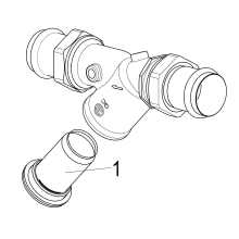 Schlösser Armaturen SCHMUTZFAENGER, PRESSANSCHL.AG O.ENTL, DN40 PRESS42, DIN GEHAEUSE