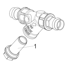 Schlösser Armaturen SCHMUTZFAENGER, PRESSANSCHL.IG O.ENTL, DN20 PRESS18, DIN GEHAEUSE