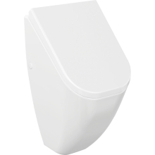 Vitra L100 Urinal mit Deckel Absenkautomatik, Zulauf hinten weiß