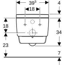 GE Geberit AquaClean Mera Comfort WC-Komplettanlage UP WWC weiß-alpin
