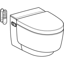 GE Geberit AquaClean Mera Comfort WC-Komplettanlage UP WWC weiß-alpin