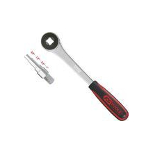 KS-TOOLS Universal-Stufenschlüssel-Satz 3/8 bis 1 , 2-teilig, inkl. Knarre