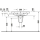 Duravit Waschtisch D-Code m. HLbank 1 HL mit ÜL 800x480mm weiß hg