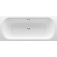 Bette L200 Stahl-Einbauwanne 1700x750x450mm weiß mit Mittelablauf
