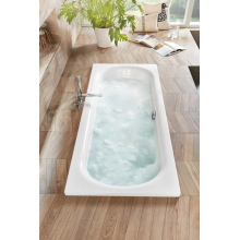 Bette L200 Stahl-Einbauwanne 1700x750x450mm weiß mit Mittelablauf