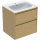 Geberit Renova Plan Set MWT mit US, 2 Schubl. 60x62,1x48cm, Eiche natur