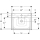Geberit Renova Plan Set MWT mit US, 2 Schubl. 60x62,1x48cm, Eiche natur