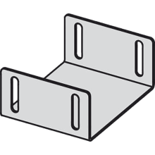 Alcadrain Verbinder für Entwässerungsrinnen 75 mm, Edelstahl