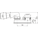 Alcadrain Geruchsverschluss G 6/4" × DN 40/50