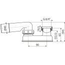 Alcadrain Geruchsverschluss  A53-DN40 G 6/4" ×...