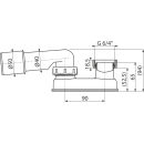 Alcadrain Geruchsverschluss A53-DN50 G 6/4" ×...