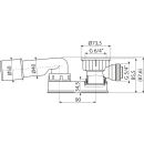 Alcadrain Geruchsverschluss flach G 6/4" × DN...