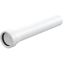 Alcadrain P212-DN40 Verlängerungsrohre für Kunststoff-Siphons DN 40, Länge 265 mm, Kunststoff, Weiß-Glanz