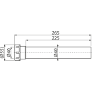 Alcadrain P212-DN40 Verlängerungsrohre für...